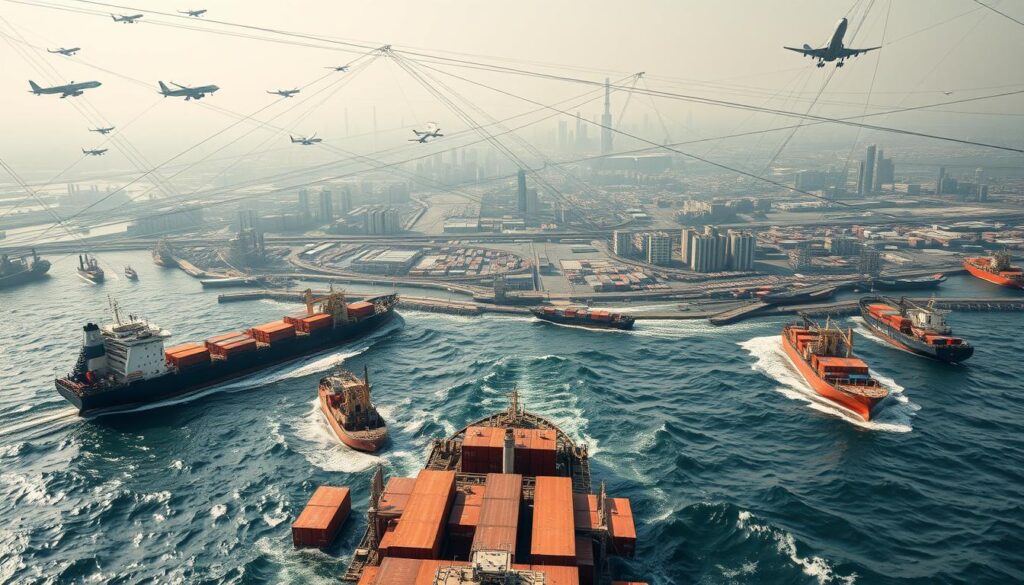 rotte commerciali e conflitti